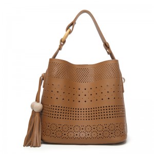 HD0827 - Velkoobchodní dutá kožená taška přes rameno pro ženy, nakupování